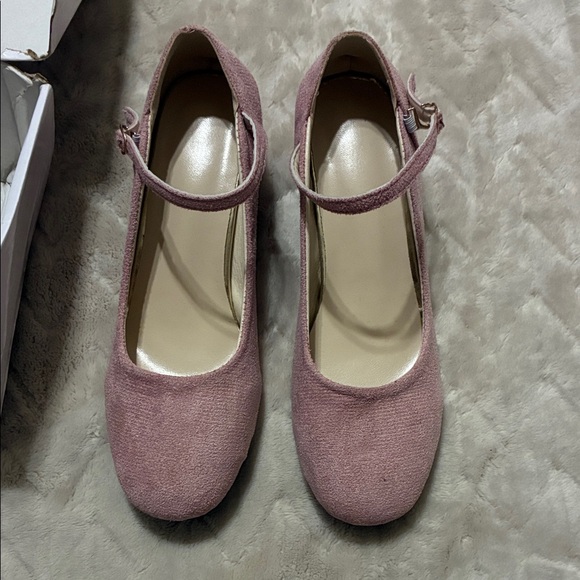 Pink Block Heels - Picture 2 of 5